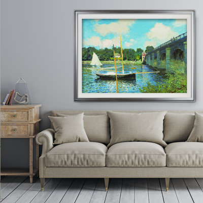 « japanese foot bridge » par claude monet print