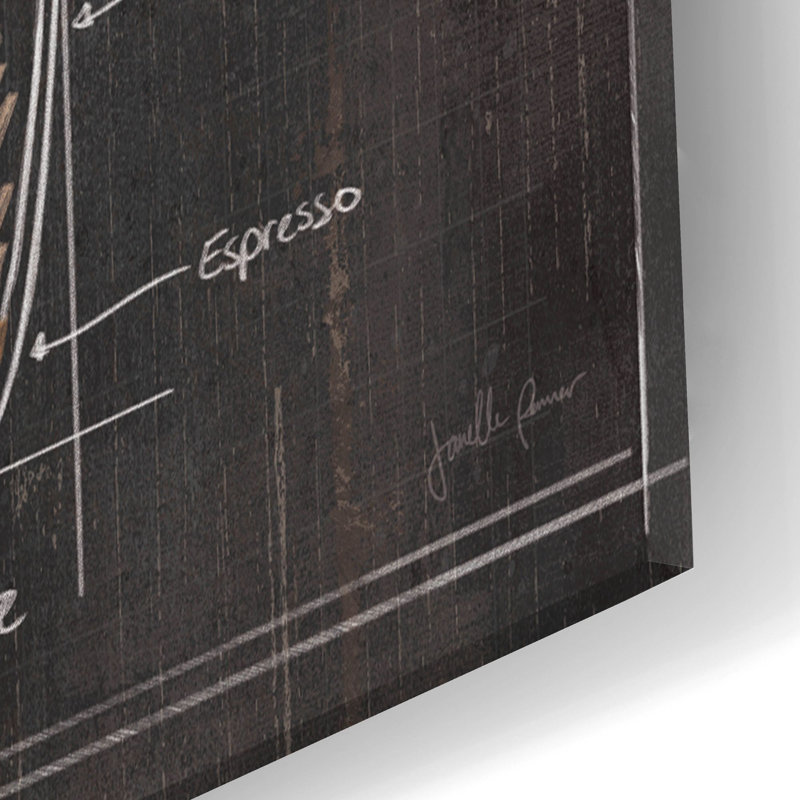 «Coffee Guide» par Janelle Penner, H 24 po x l 16 po x P 0,2 po