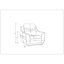 Chaise en cuir véritable