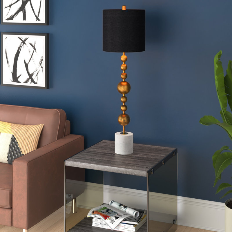 Lampe brune de 41 po Trombley Pulaski