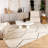 Rug Branch Lenya 5' x 8' (5'3" x 7'7") Beige/Black Trellis Indoor Area Rug, Comtemporary, Medium Pile, Stain-Resistant Carpet - Living Room, Bedroom, Dining Room, and Kitchen-1181871277