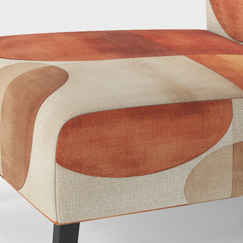 Fauteuil de chambre Abstract Modern, Slipper Armless