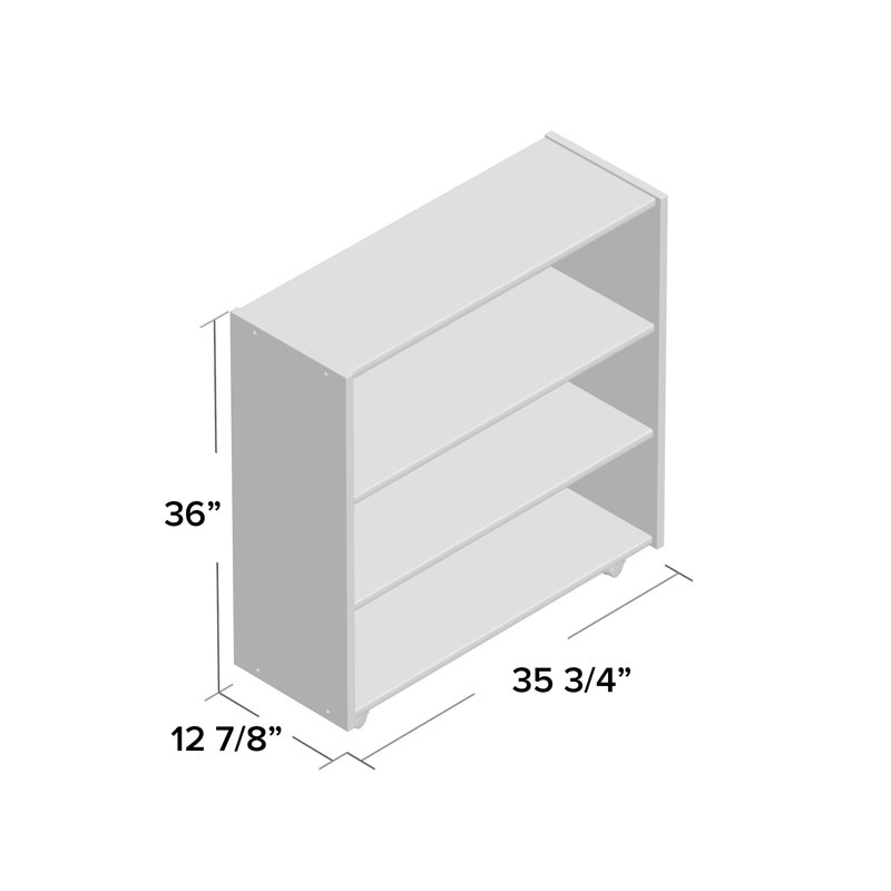 3 Compartment Birch Plywood Shelving Unit