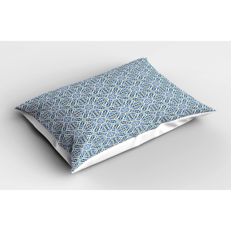 Retro Polyester Sham Set, Queen