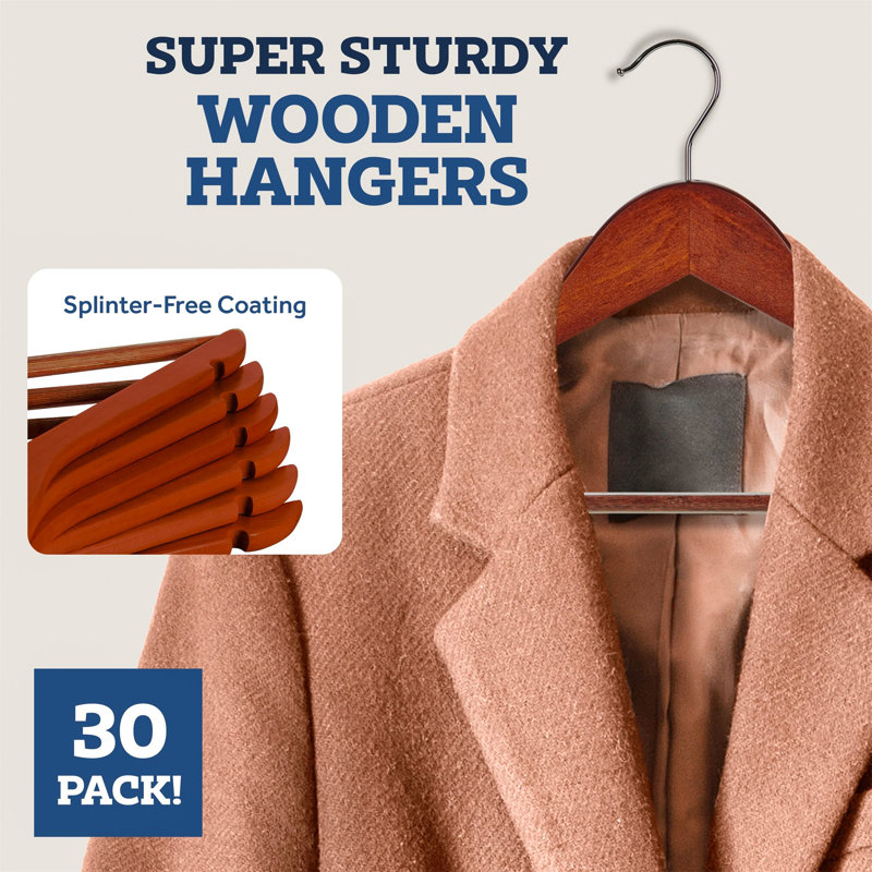 Gosnell Wood Standard Hanger for Suit/Coat