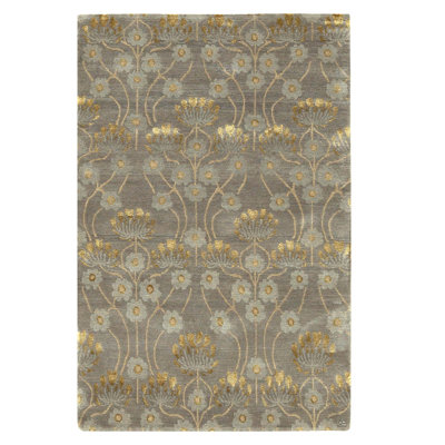 Hand Knotted Floral Indoor Rug