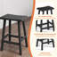 Tabouret de bar et de comptoir ergonomique en résine 24,05 "H (ensemble de 2)