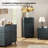 Aivery 38'' W Farmhouse 2 - Drawer Solid Wood Modular  Dresser(Set of 3)-100845477