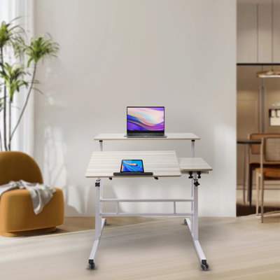 Bureau debout à hauteur ajustable Izahbella