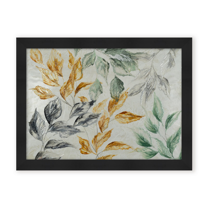 Nature Inspired "Muted Radiance" Canvas Wall Art By , 12" H x 16" W, Framed Print, Beige