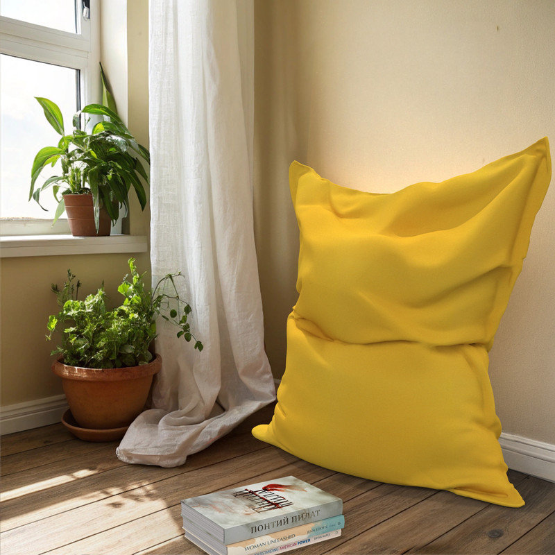 Sunbrella Bean Bag Bed Lounger Cover (Bag Only), 20.3cm H x 114.3cm W x 154.9cm D, Canvas Sunflower Sunbrella
