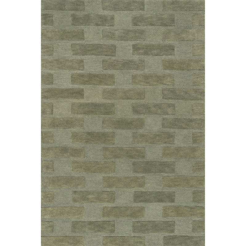 Remy Crosshatch Wool Area Rug, Rectangle 6' x 9'