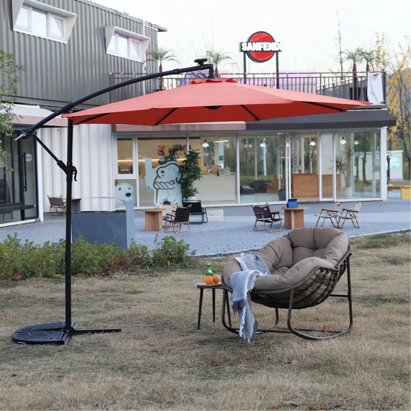 Parasol de marché à DEL 10 pi