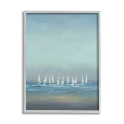 «The Regatta Abstract Seascape», reproduction d'art graphique