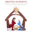 Art de pelouse de crèche de Noël-2030206998