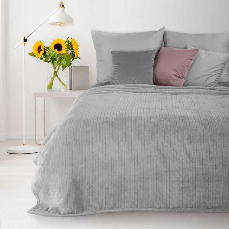 Throw Blanket, W150 x L200cm, Silver