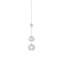 Oto Suspension Peab White Striped Satin Nickel G9 Ul-936289872