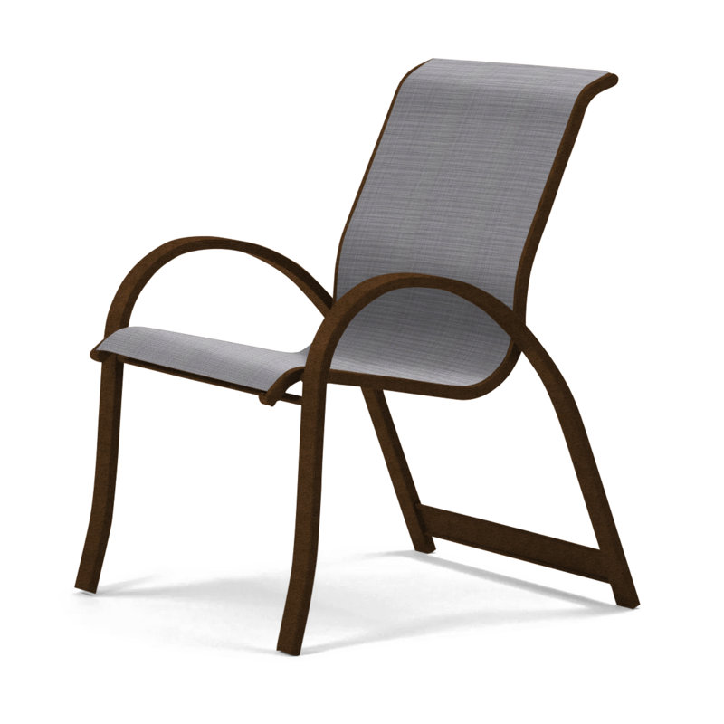 Fauteuil de salle à manger empilable Hiraku, Kona