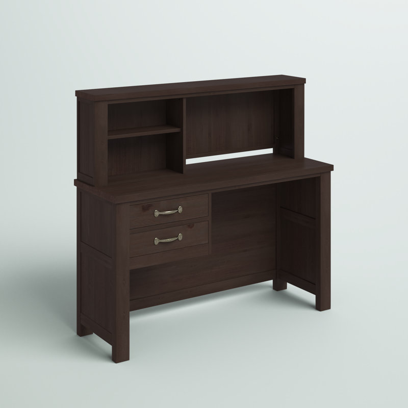 Bureau d'étude avec huche pour enfants Mateo, Espresso