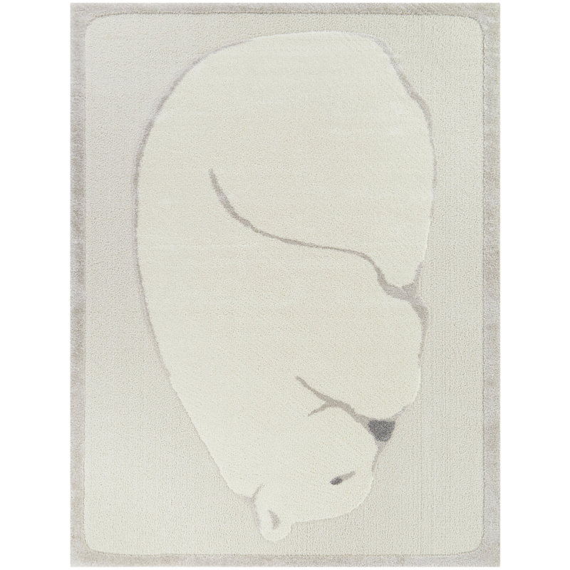 Tapis crème Aldora, Rectangle 4 pi 4 po x 6 pi