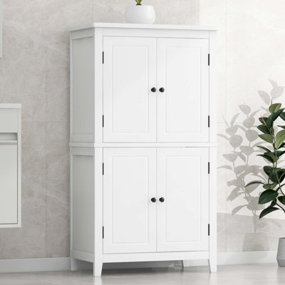 Elegant Bathroom Floor Storage Cabinet