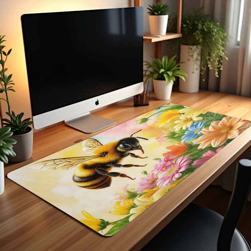 Polyester Desk Pad, 31.5x15.5