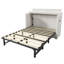 140 x 200cm Murphy Bed with USB port AND DRAWER white-490248363