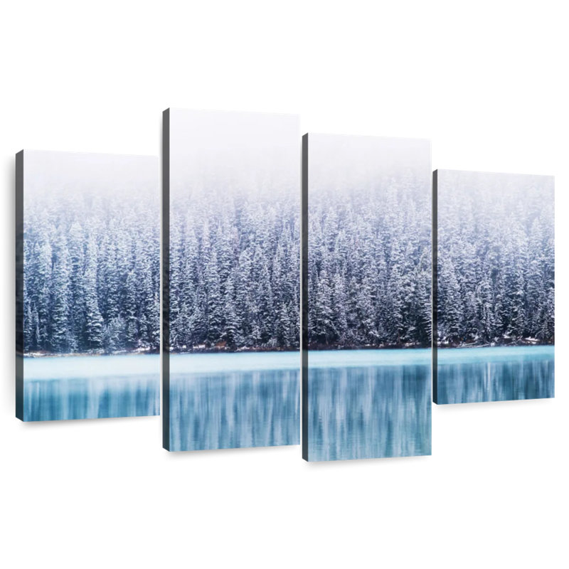 Alvord Lake Louise en hiver, H 22 po x l 36 po
