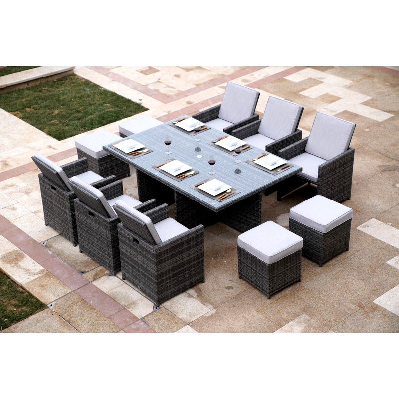 Norcross Patio Dining Table, Gray