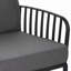 Ensemble de conversation pour patio 3 pièces, ensemble de mobilier modulaire d'extérieur moderne avec table basse carrée, siège épais à coussin épais pour porche et balcon-567395421