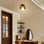 Luminaire en bois semi-encastré pour couloir de chambre à coucher-1395885697