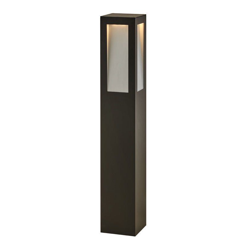 Taper Integrated LED Metal Bollard Light, Bronze