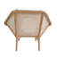 Chaise de loisirs en teck 41 po x 32 po x 29,5 po Tectona