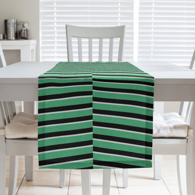 Fractured Stripes Table Runner