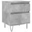 Rowlands 40cm W Metal Bedside Table-1431370447