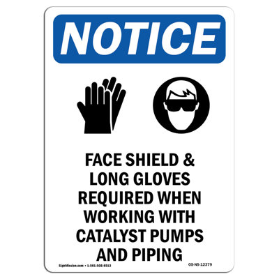 Notice - Face Shield & Long Sign