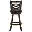 Ensemble de 2 tabourets de bar modernes en bois, un mélange parfait de tradition et de modernité pour votre bar ou votre îlot de cuisine.
