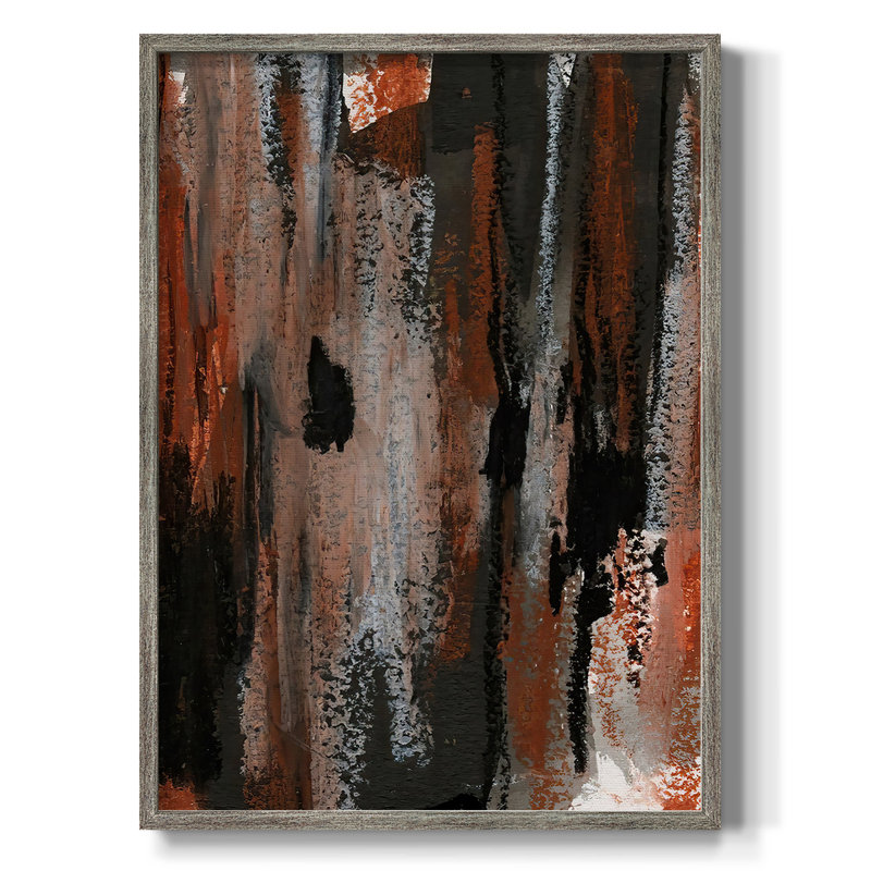 Reproduction encadrée LoftPastelVII - bois massif, H 21 po x l 17 po