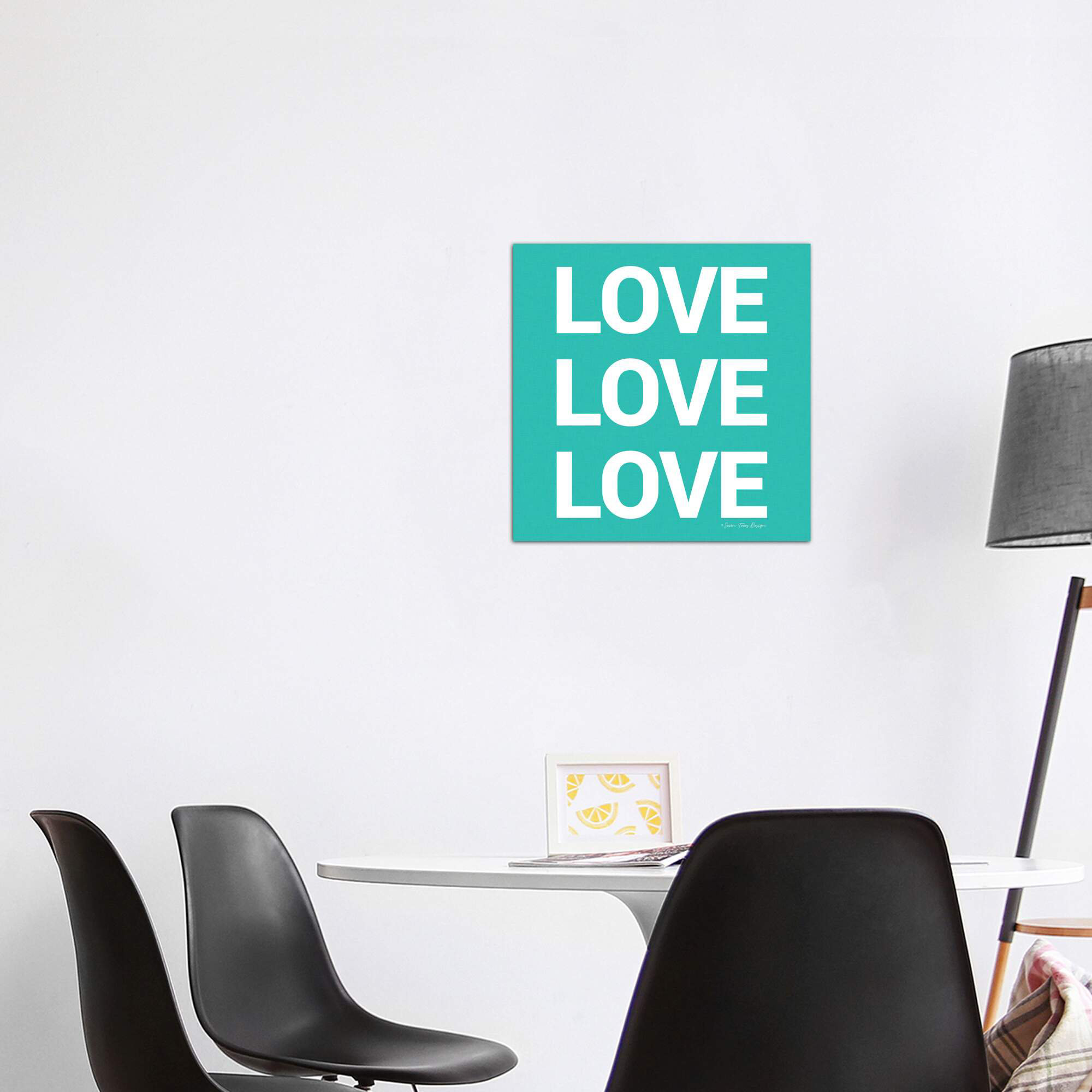 East Urban Home Love, Love, Love - Textual Art Print | Wayfair