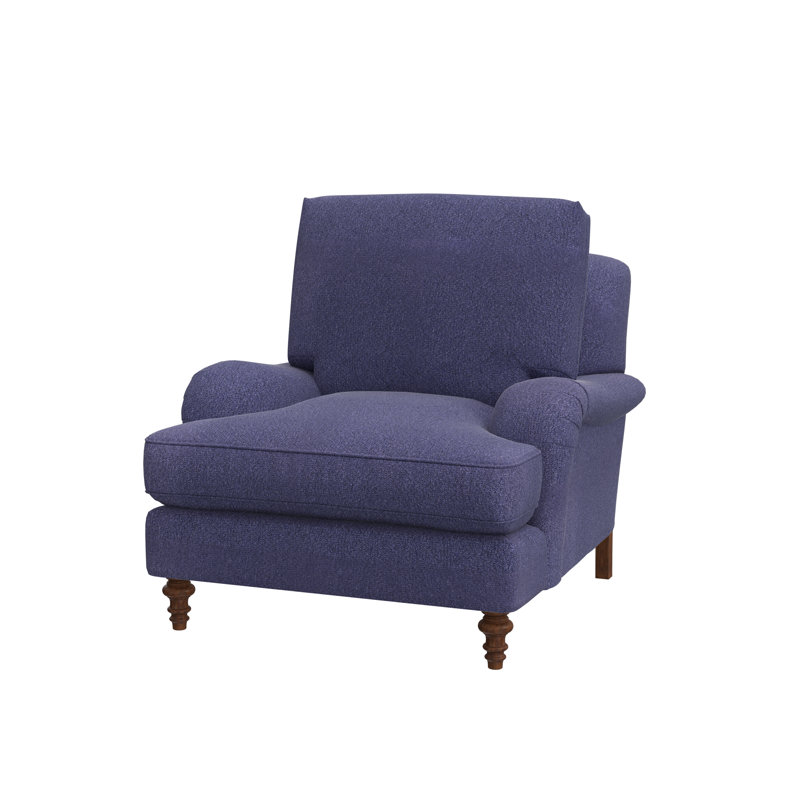 Lotta Accent Chair, Rise Smoke (Performance fabric) 1357-93, Expresso