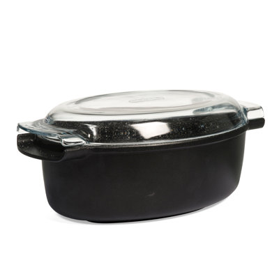 H&H Non-Stick Aluminum Oval Dutch Oven