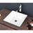Ceramic Square Bathroom Vessel Sink 16X16 Inch - Modern Look, To Stains And Damage White Quality For Different Styles