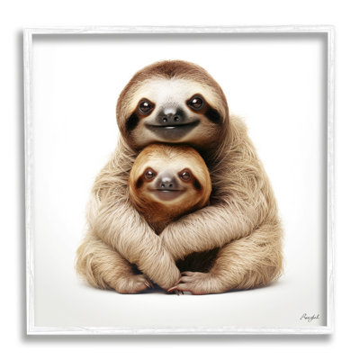 Paresseux et bébé souriant par Roozbeh