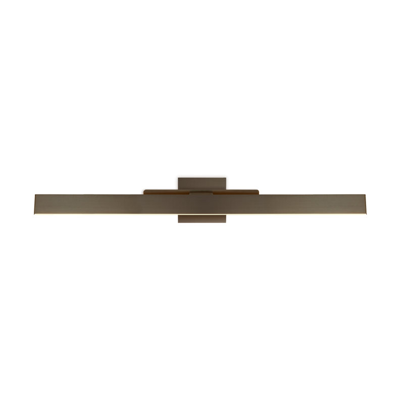 Fly Dimmable LED Wall Mounted Picture Light, Brushed Bronze Nickel, 1.97" H x 34.76" W x 4.25" D