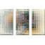 «Tile Art No.7 2012» par Mark Lawrence - ensemble de 3 impressions sur toile tendue-989395795
