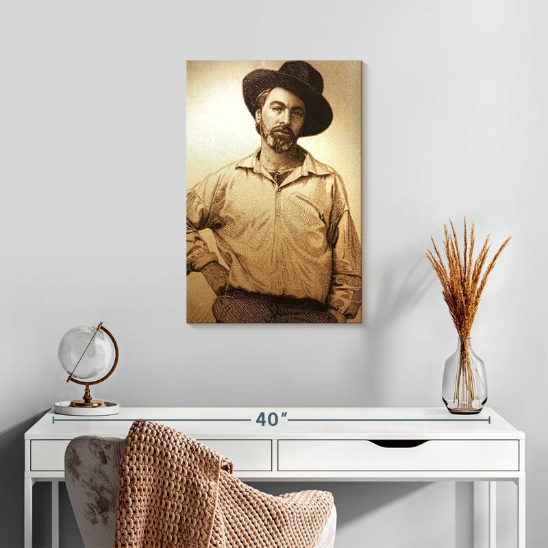 Leisha Young Walt Whitman, H 24 po x l 16 po