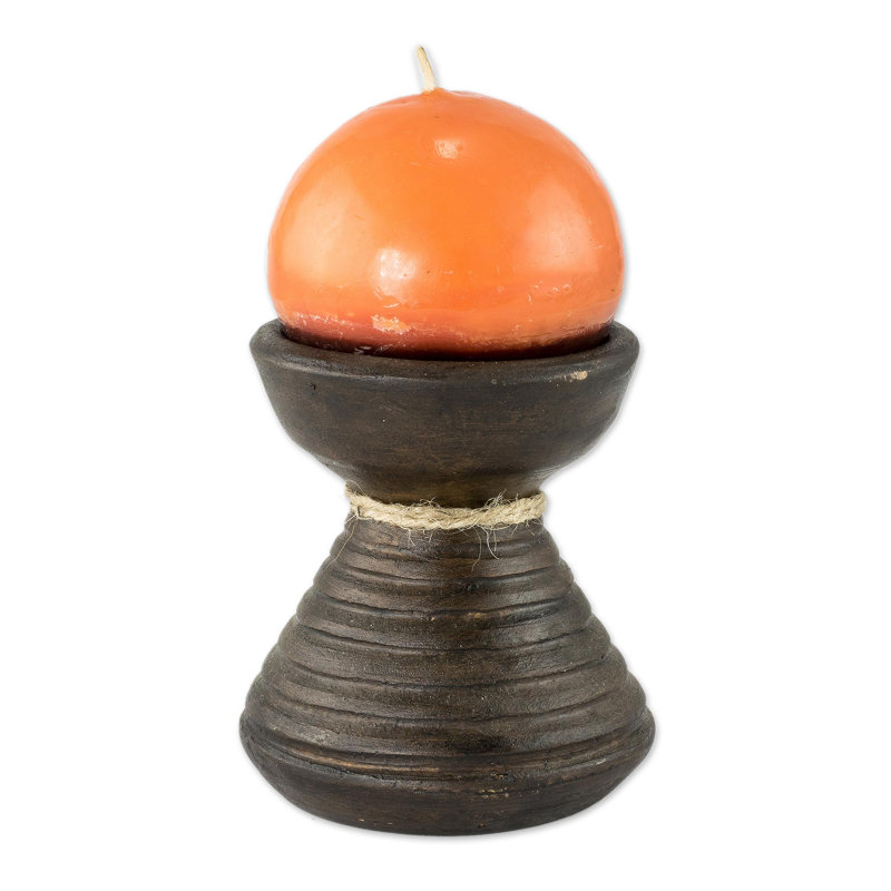 Novelty Candle with Ceramic Holder
