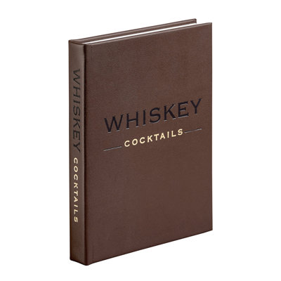 Whiskey Cocktails Leather Bound Book