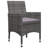  Dining Set Grey, Dark Grey-1661062468
