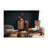 Caramia Steel Top End Table Set